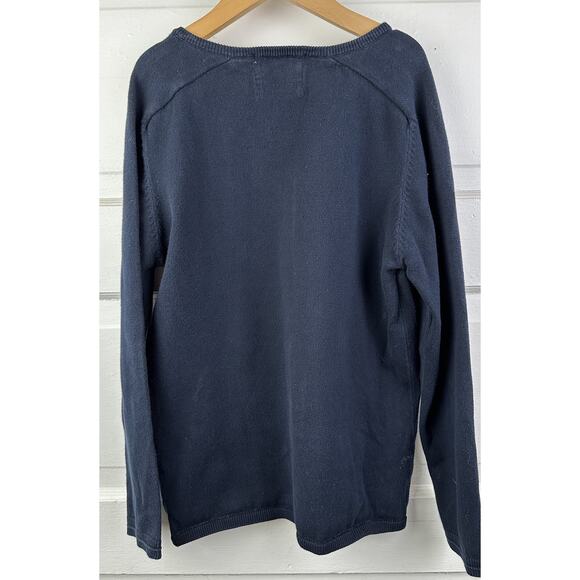 Zara Boys' Navy V-Neck Sweater Size 9-10 - Picture 3 of 4